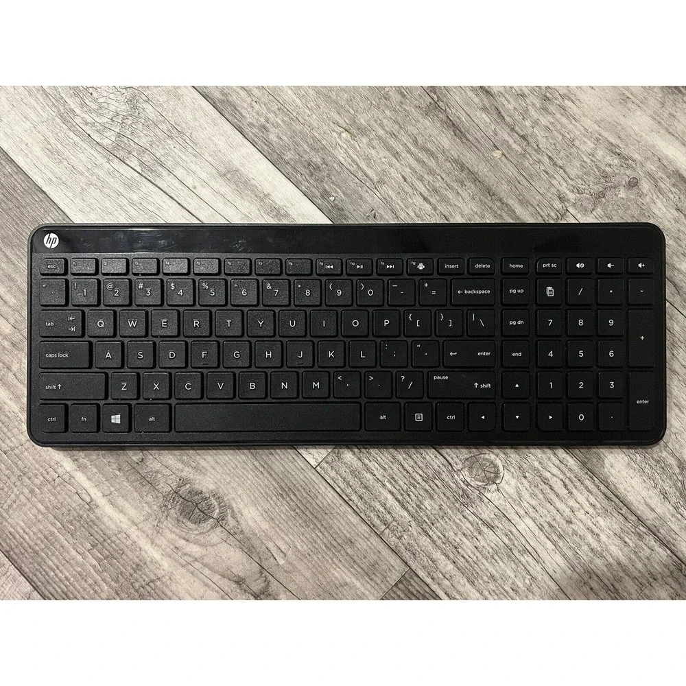 HP SK-2063 WIRELESS KEYBOARD BLACK SLIM NO RECEIVER CORDLESS